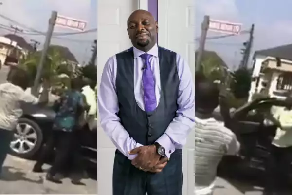 Actor Segun Arinze Beats Up Houseboy For Driving His Car Without Permission (Video)